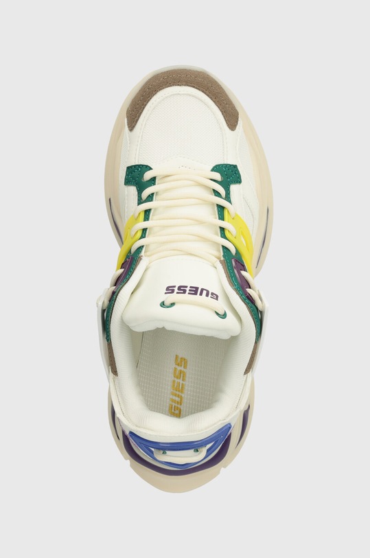 Guess sneakersy BELLUNA multicolor FLJBLL.PEL12.YELLO