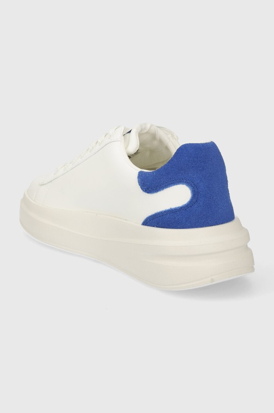 Cipők Guess bőr sportcipő ELBINA FLJELB.LEA12.WHBLU fehér