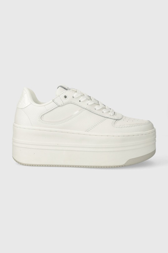 Tenisky Guess LULLI imitace kůže bílá FLJLLI.LEA12.WHITE