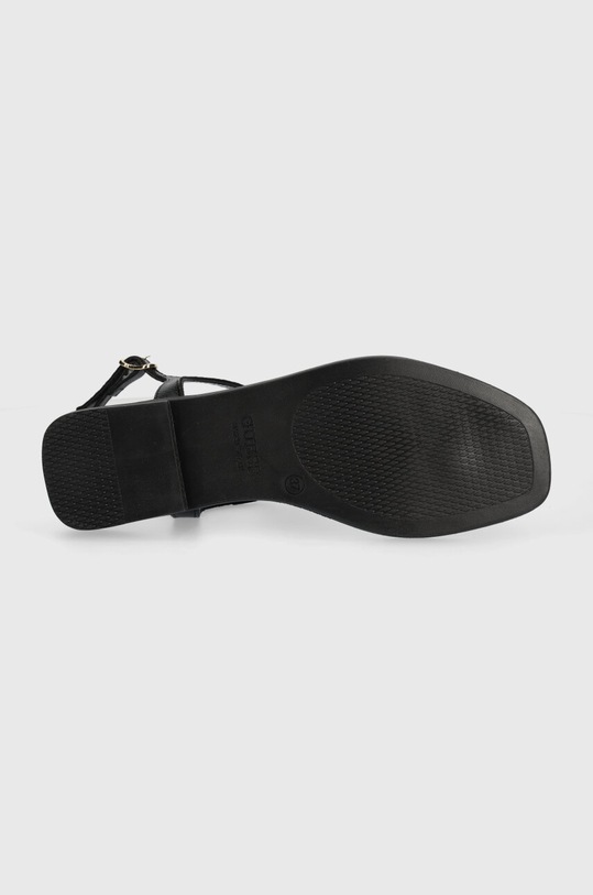 Kožené sandály Guess MIRY FLJMIR.LEA03.BLACK černá