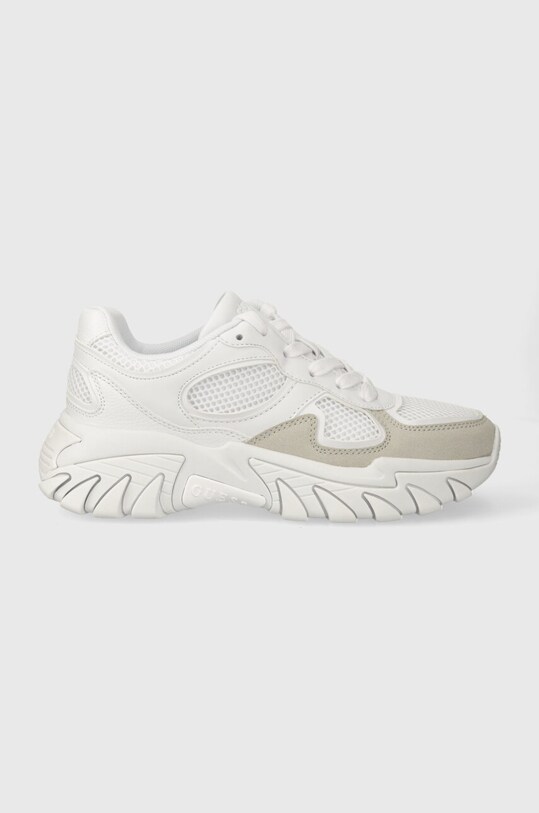 Guess sneakers NORINA sintetic alb FLJNOR.ELE12.WHITE