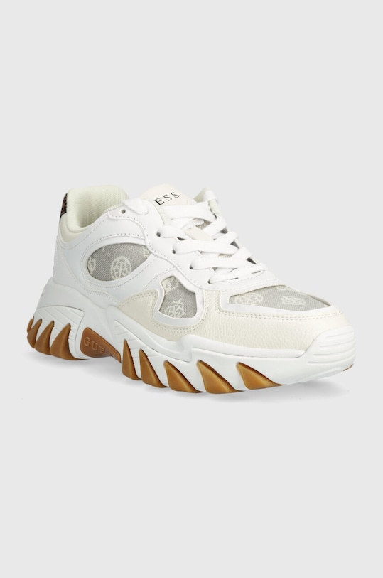 Guess sneakersy NORINA FLJNOR.FAL12.TAUPE biały SS24