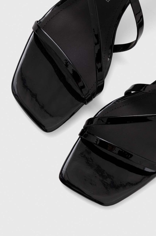Δερμάτινα σανδάλια Guess RIMILLA RIMILLA FLJRIM.PAT03.BLACK μαύρο