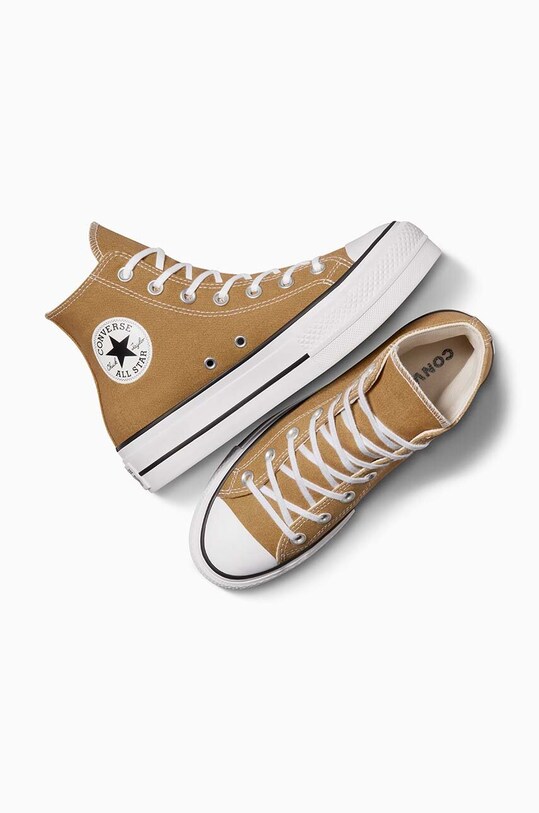 Converse trampki Chuck Taylor All Star Lift A07210C beżowy