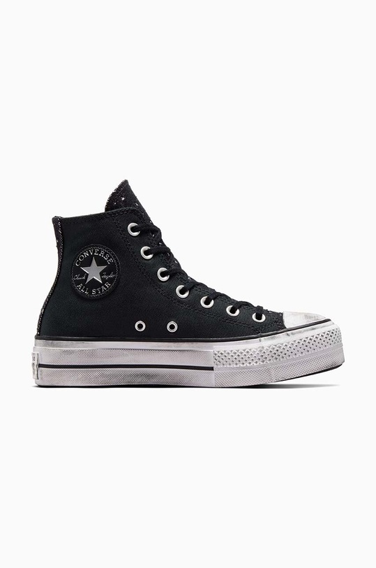 Converse scarpe da ginnastica Chuck Taylor All Star Lift platform nero A06450C