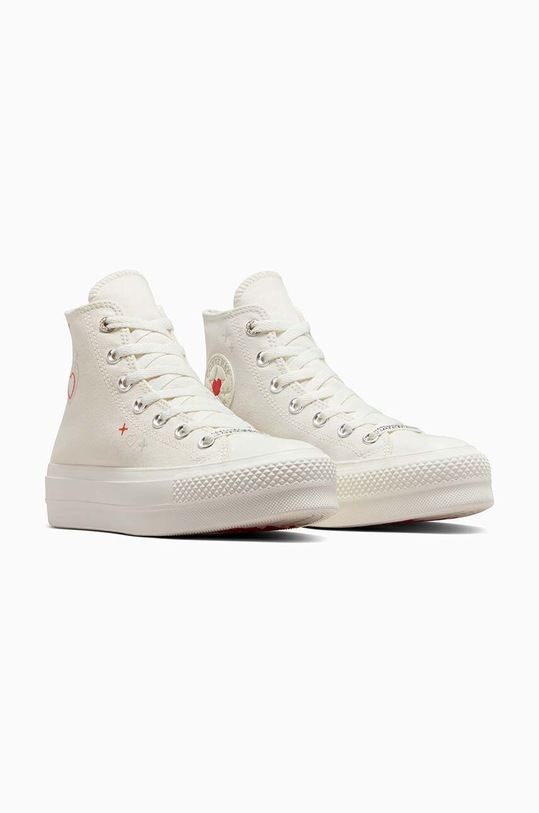 Converse trampki Chuck Taylor All Star Lift A09114C beżowy SS24