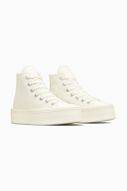 Converse teniși Chuck Taylor All Star Modern Lift A06140C alb SS24