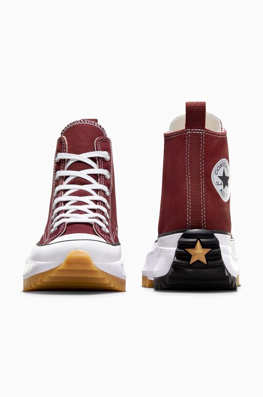 Shoes Converse trainers Run Star Hike A06514C maroon