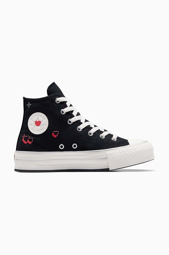 Converse trampki Chuck Taylor All Star EVA Lift Platform Y2K Heart platforma czarny A09121C
