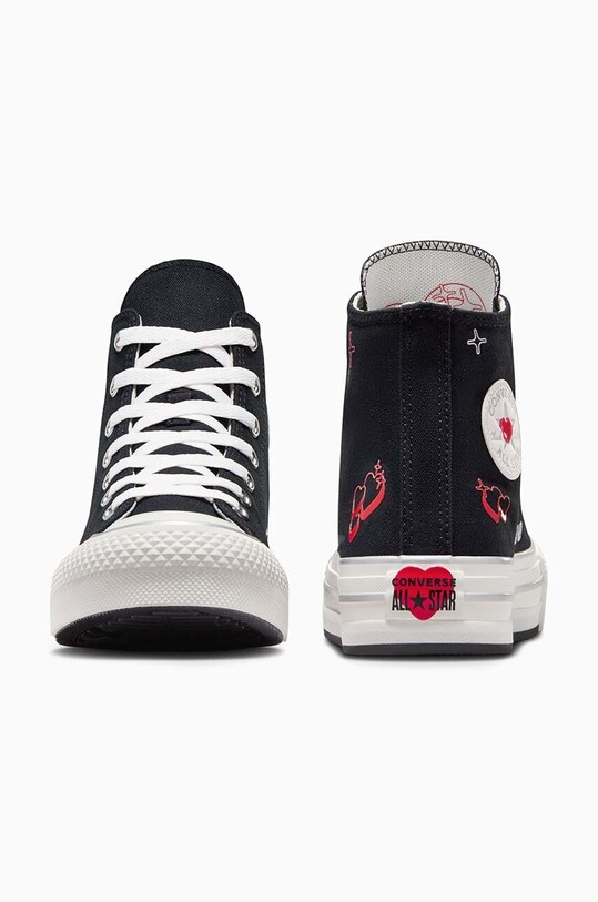 Converse trampki Chuck Taylor All Star EVA Lift Platform Y2K Heart czarny A09121C