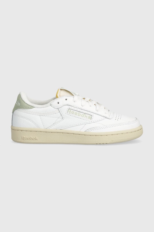 Кожаные кроссовки Reebok LTD Club C 85 Vintage имитация замша белый RMIA04HC99LEA0020100