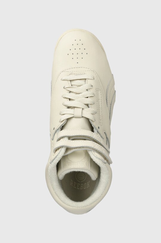 Reebok LTD sneakersy skórzane Freestyle Hi beżowy RMIA052C99LEA0010303