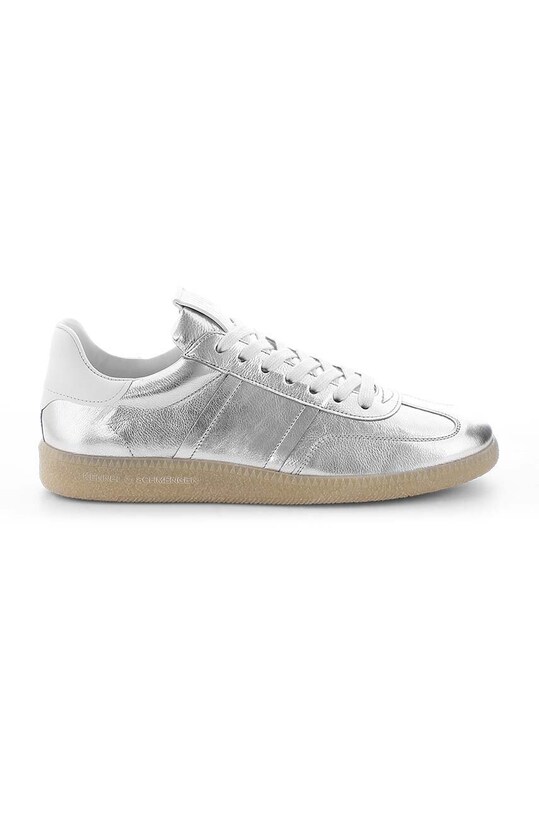 Kennel & Schmenger sneakersy skórzane Crack płaska srebrny 31.21500.612