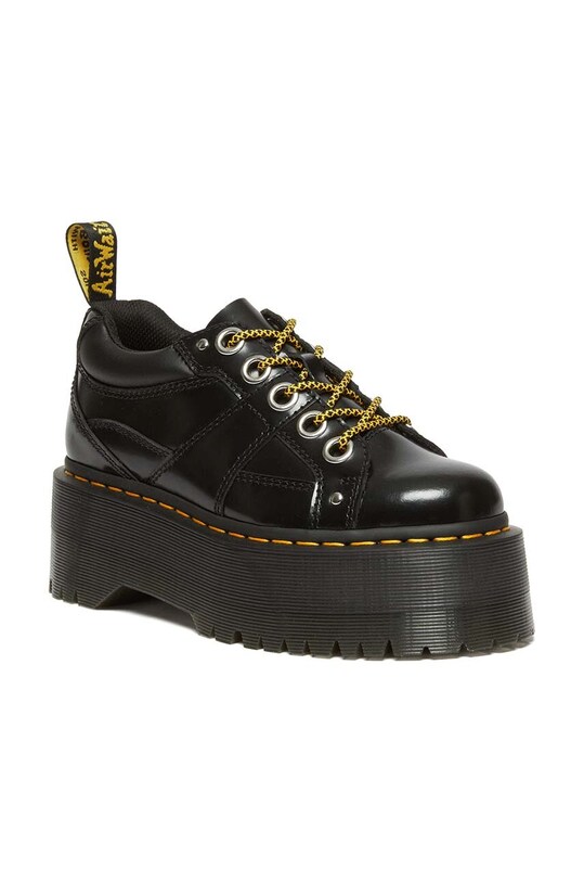 Kožené polobotky Dr. Martens 5i Quad Max DM31423001 černá SS24