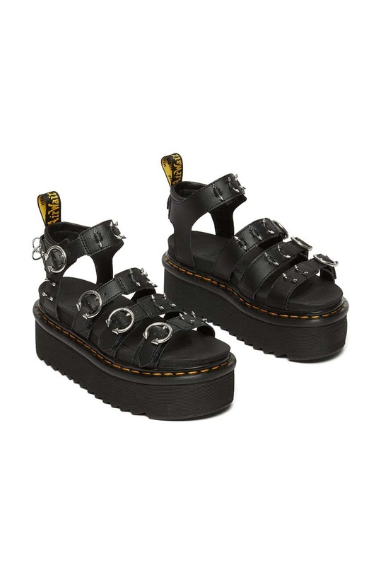Шкіряні сандалі Dr. Martens Blaire Quad Hardware DM31533001 чорний SS24