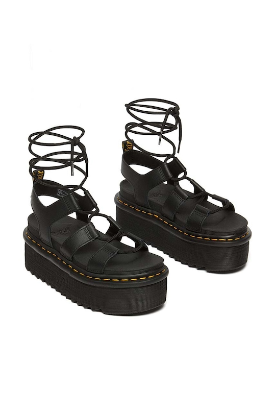 Шкіряні сандалі Dr. Martens Nartilla XL DM31538001 чорний SS24