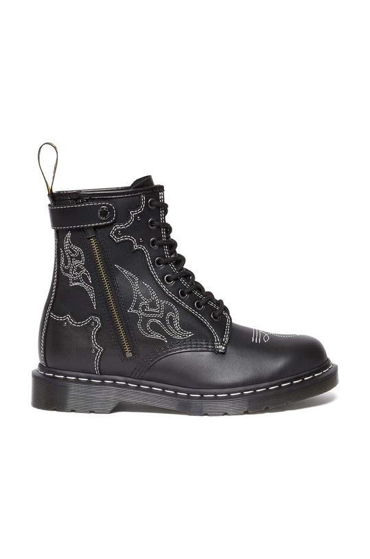 Dr. Martens workery skórzane 1460 Gothic Americana płaski czarny DM31624001