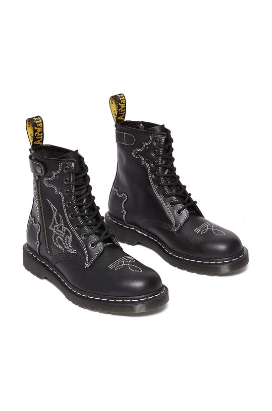 Dr. Martens workery skórzane 1460 Gothic Americana DM31624001 czarny