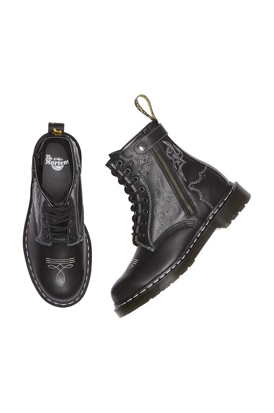 Dr. Martens stivali da motociclista in pelle 1460 Gothic Americana DM31624001