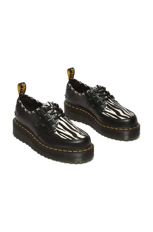 Kožené polobotky Dr. Martens Ramsey Quad 3i DM31679195 černá SS24