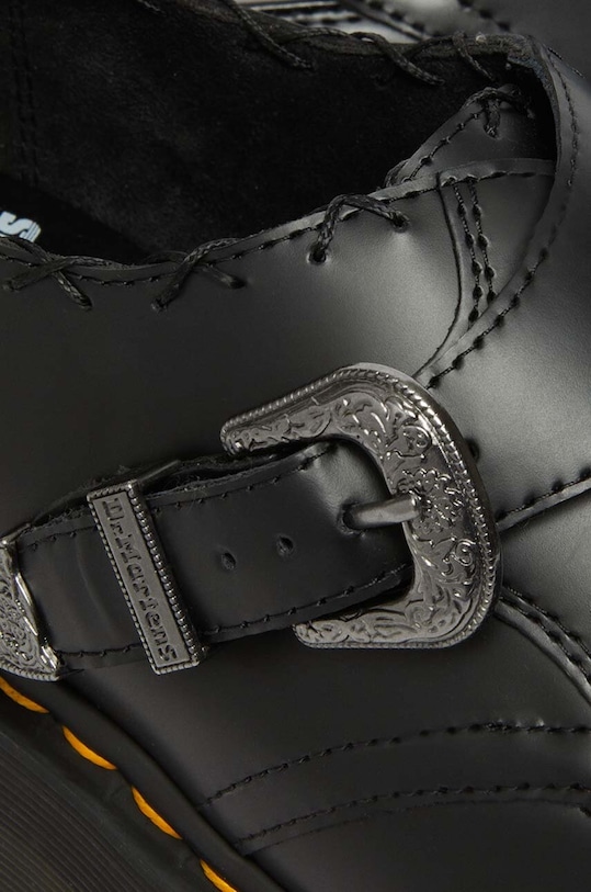 Dr. Martens leather shoes Ramsey Quad Monk DM31680001 black