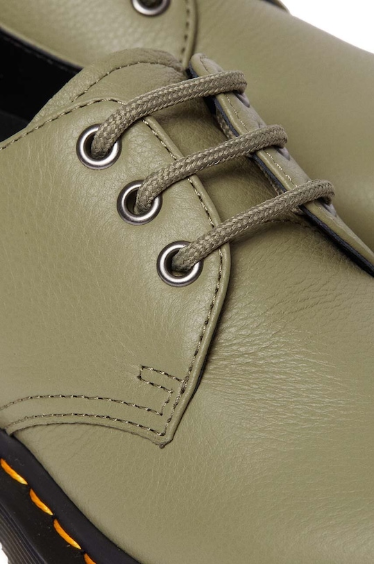 Kožené polobotky Dr. Martens 1461 DM31696357 zelená