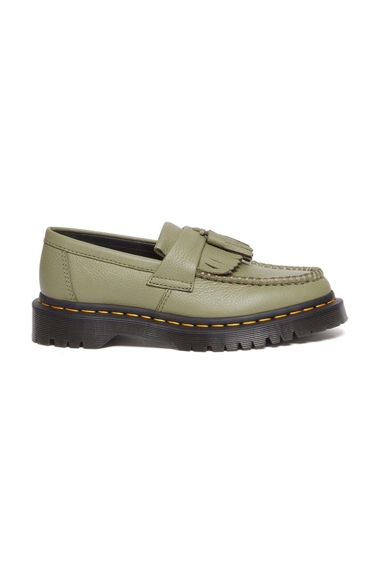 Dr. Martens leather loafers Adrian flat green DM31703357