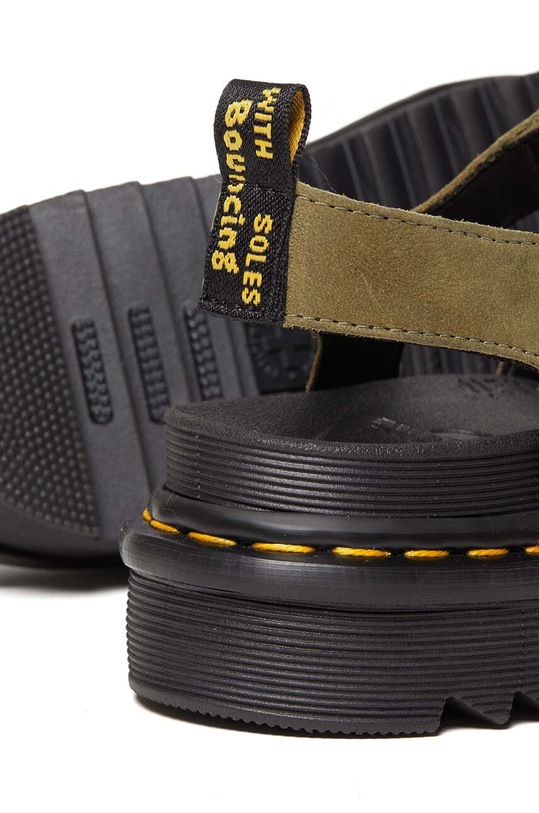 Dr. Martens sandały skórzane Nartilla zielony DM31738357