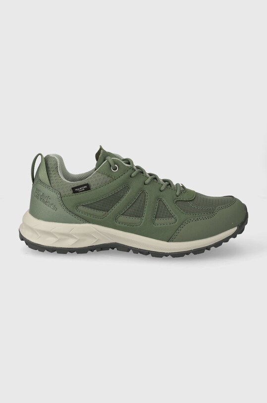 Jack Wolfskin pantofi Woodland 2 Texapore textil verde 4051341
