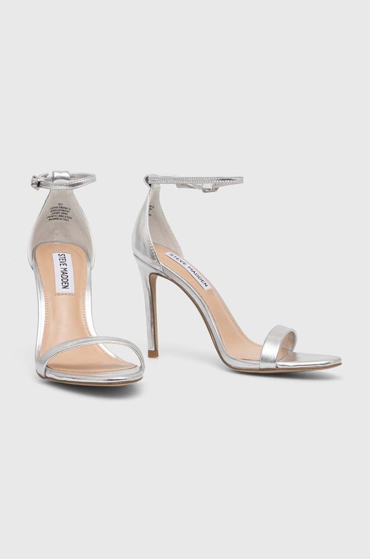 Steve Madden sandali in pelle Tecy SM11002956.047 argento SS24