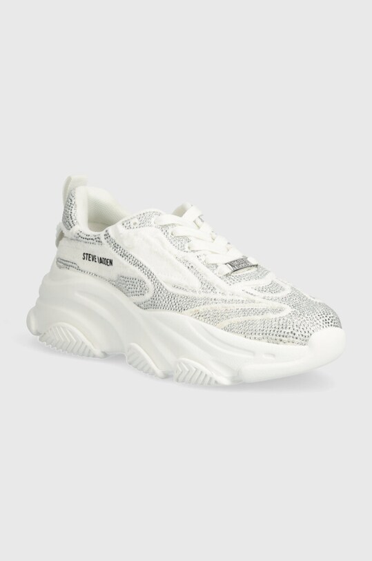 Steve Madden sneakers Park Ave-R textil alb SM19000107.002