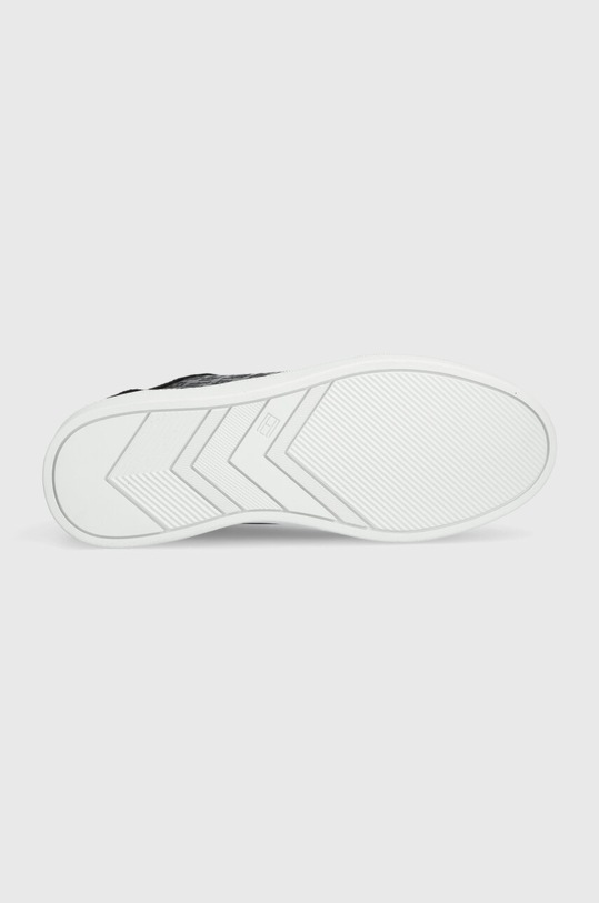 Kožne tenisice Tommy Hilfiger COURT SNEAKER MONOGRAM FW0FW07812 crna