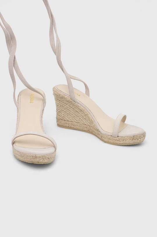 Alohas sandale din piele intoarsa Willa S100289.02 bej SS24