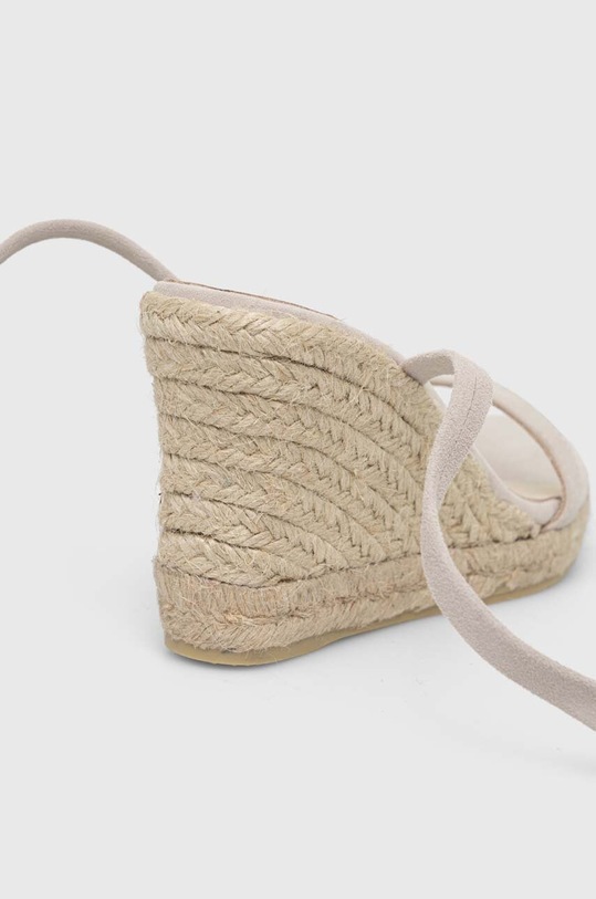 Încălțăminte Alohas sandale din piele intoarsa Willa S100289.02 bej
