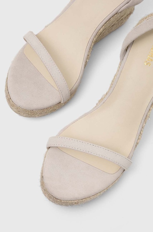 Alohas sandale din piele intoarsa Willa bej S100289.02