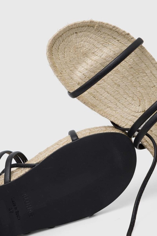 Kožené sandály Alohas Rayna S100322.01 černá