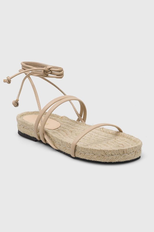 Kožené sandály Alohas Rayna S100322.03 béžová SS24