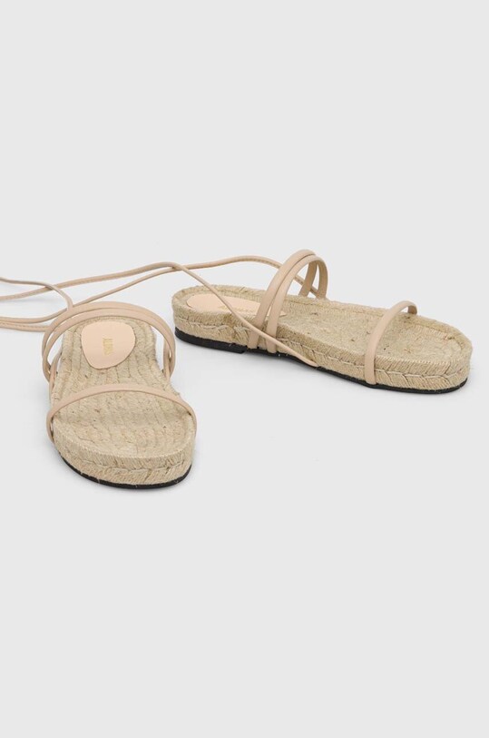 Încălțăminte Alohas sandale de piele Rayna S100322.03 bej
