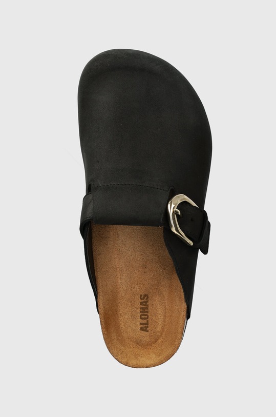 Natikače od nubuk kože Alohas Travis crna S100347.01