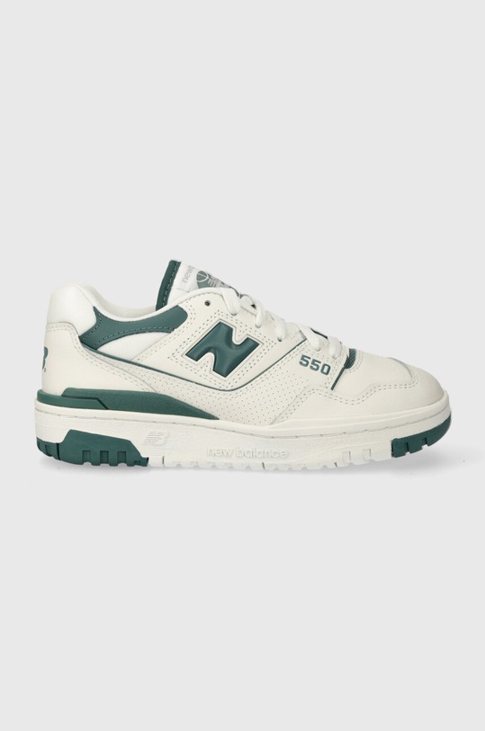 Kožené tenisky New Balance 550 usňová koža béžová BBW550BI
