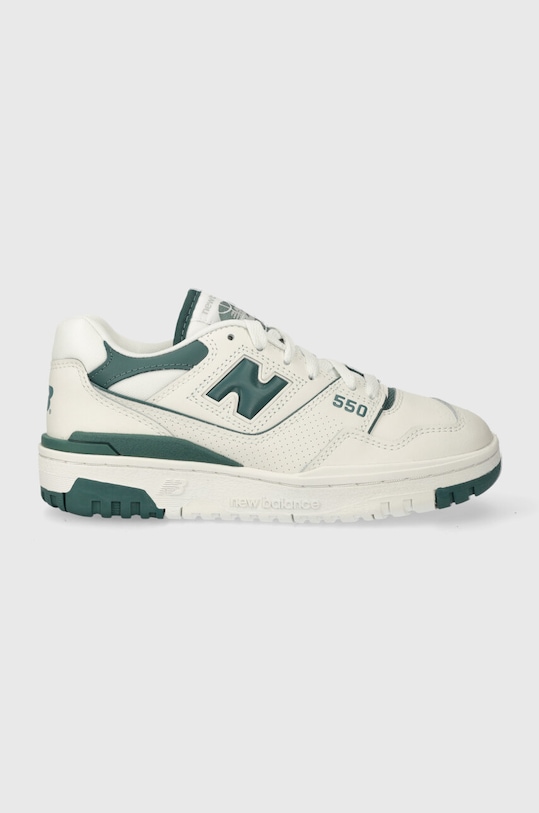 Kožené tenisky New Balance 550 usňová koža béžová BBW550BI