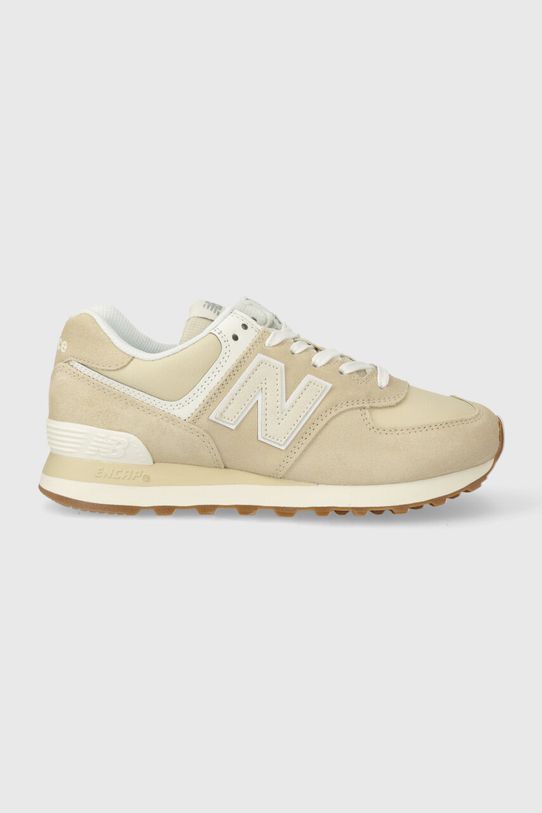 Tenisky New Balance 574 semišová kůže béžová WL574QB2