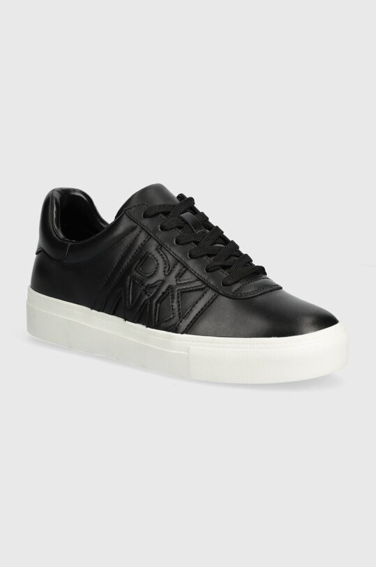 Dkny bőr sportcipő Jennifer lapos fekete K1427962.BLK