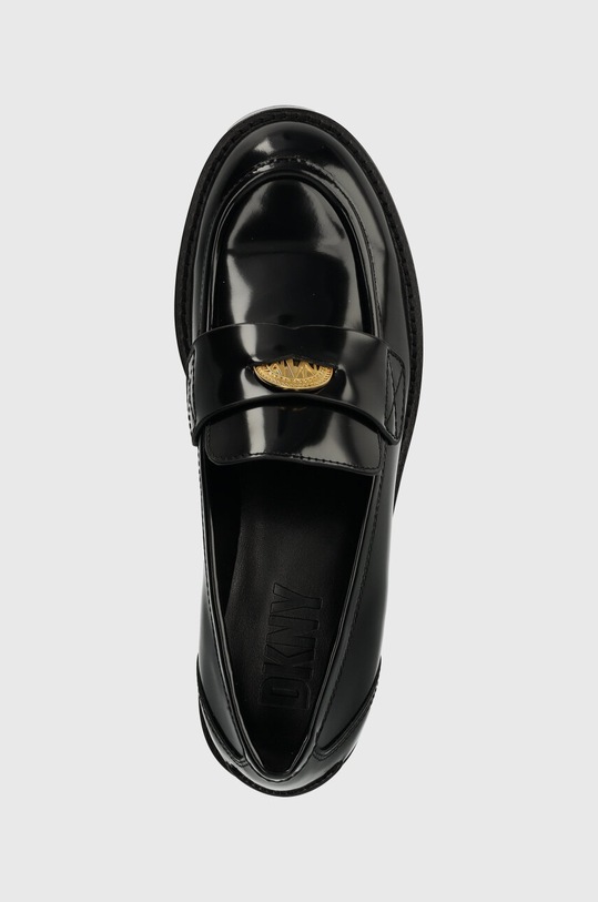 Dkny mokasyny skórzane PENNY czarny K1434520.BLK