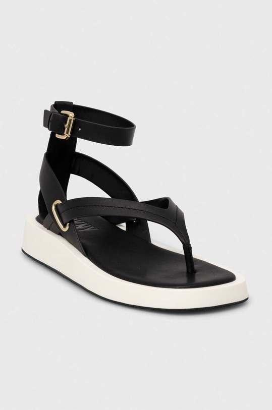 Dkny bőr szandál Ilianna nappa bőr fekete K1493527.BLK