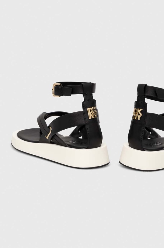 Παπούτσια Δερμάτινα σανδάλια DKNY Ilianna K1493527.BLK μαύρο