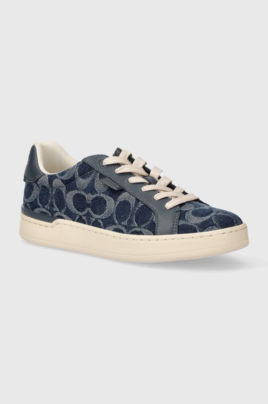 Coach sneakers LOWLINE pelle fiore blu navy CS106.MQ1