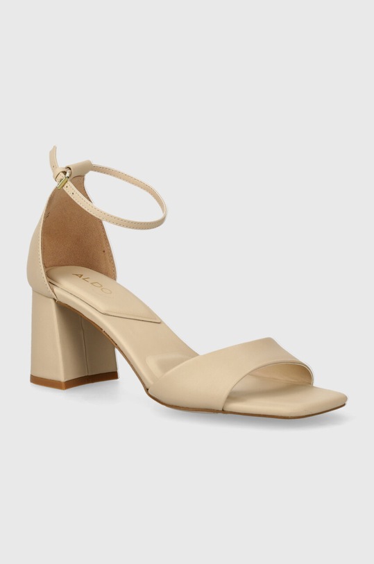 Aldo sandały skórzane Maize słupek beżowy 13773275.Maize