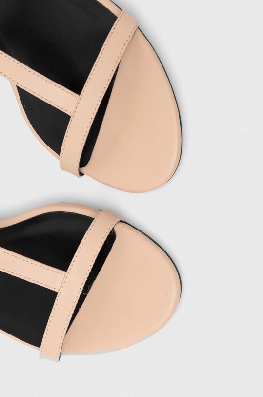 Kožne sandale Patrizia Pepe 2X0017.L048.B743 bež