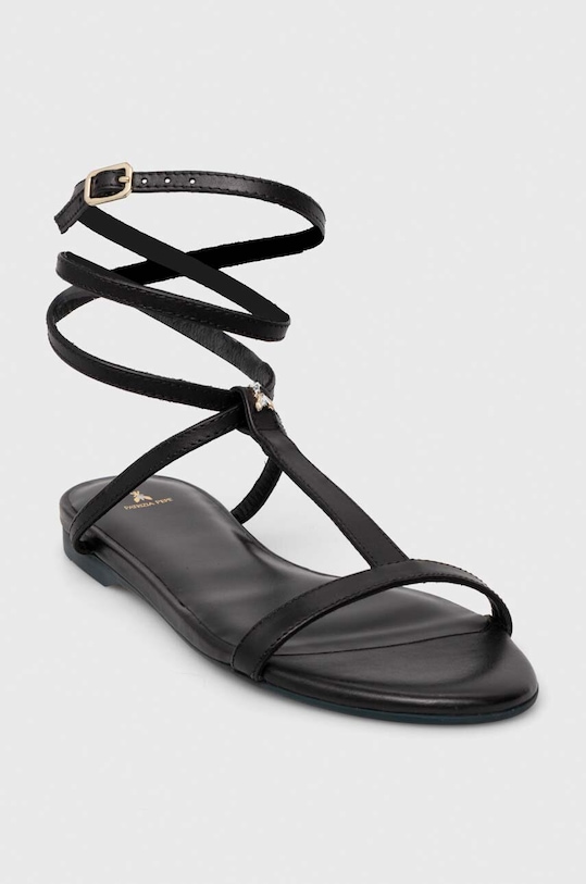 Patrizia Pepe bőr szandál nappa bőr fekete 2X0017.L048.K103
